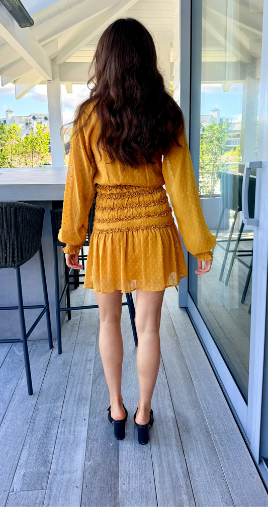 PIA Yellow Mini Dress