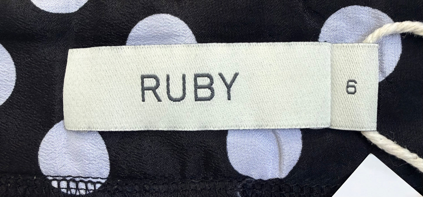 RUBY Black with White Spots Shorts