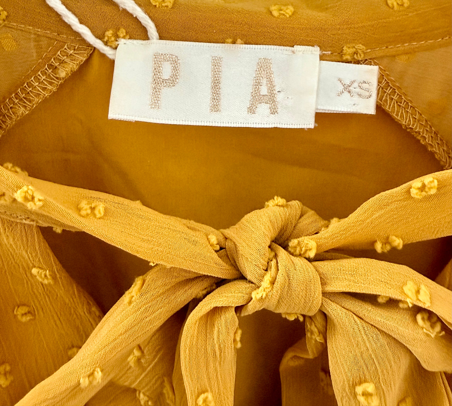 PIA Yellow Mini Dress