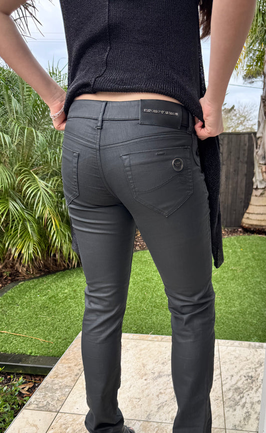 EMPORIO ARMANI Black Trousers