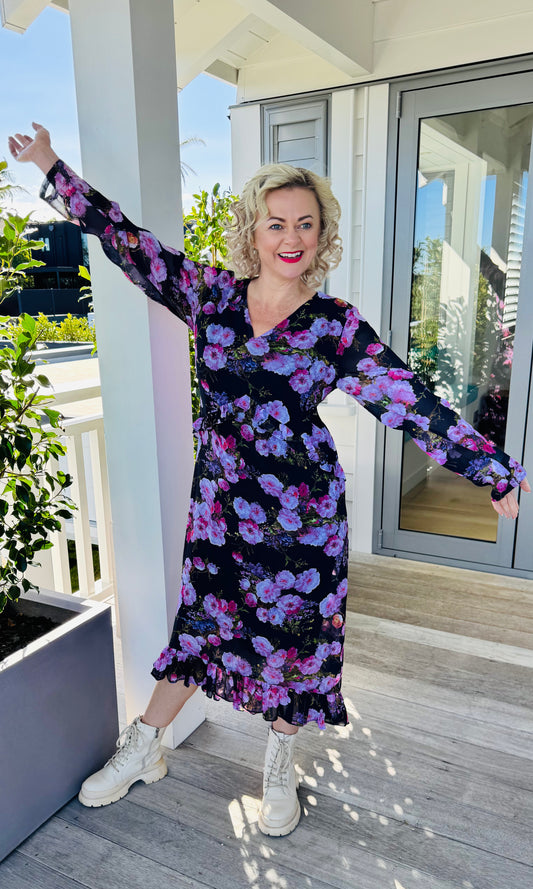 AUGUSTINE Floral Dress