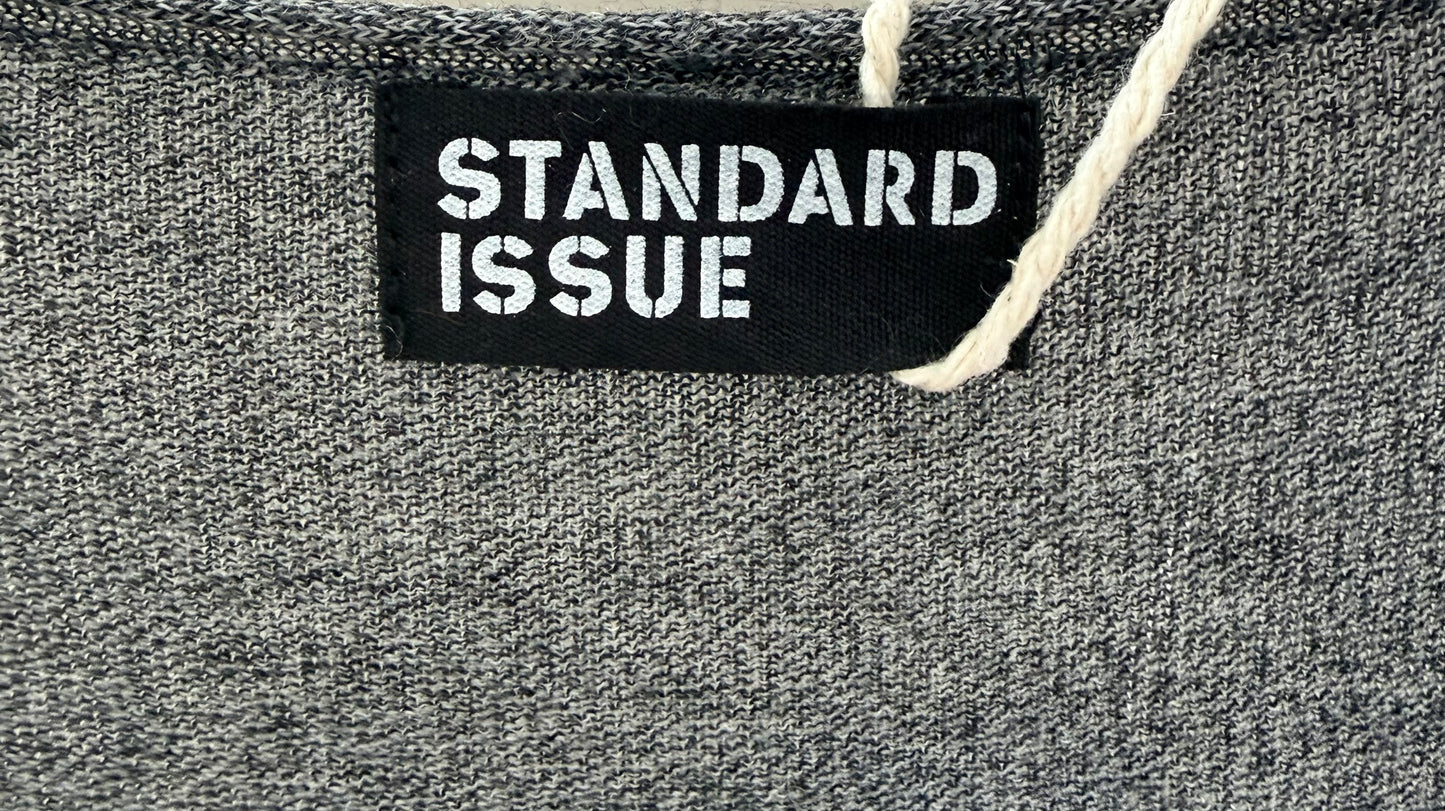 STANDARD ISSUE Grey 100% Merino Wool Mini Dress, Fits Sz S-M