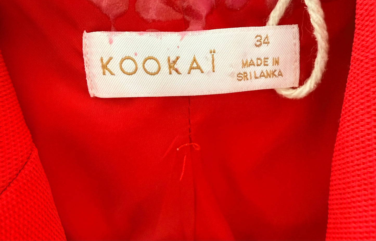 KOOKAI Red Blazer/Jacket, Size 34