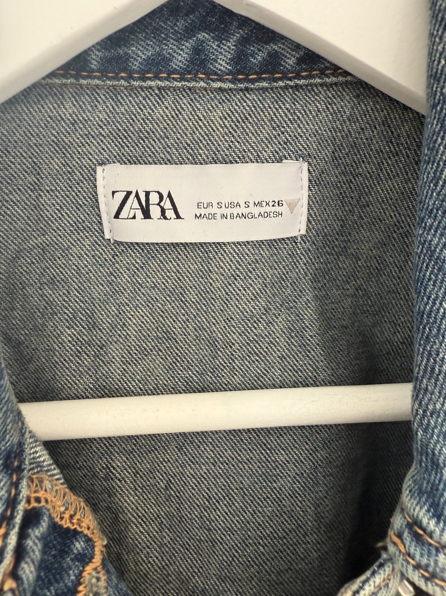 ZARA Denim Blue Maxi Dress