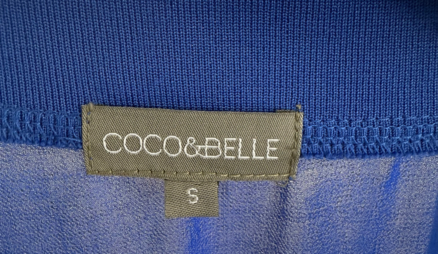 COCO&BELLE Sheer Blue Dress