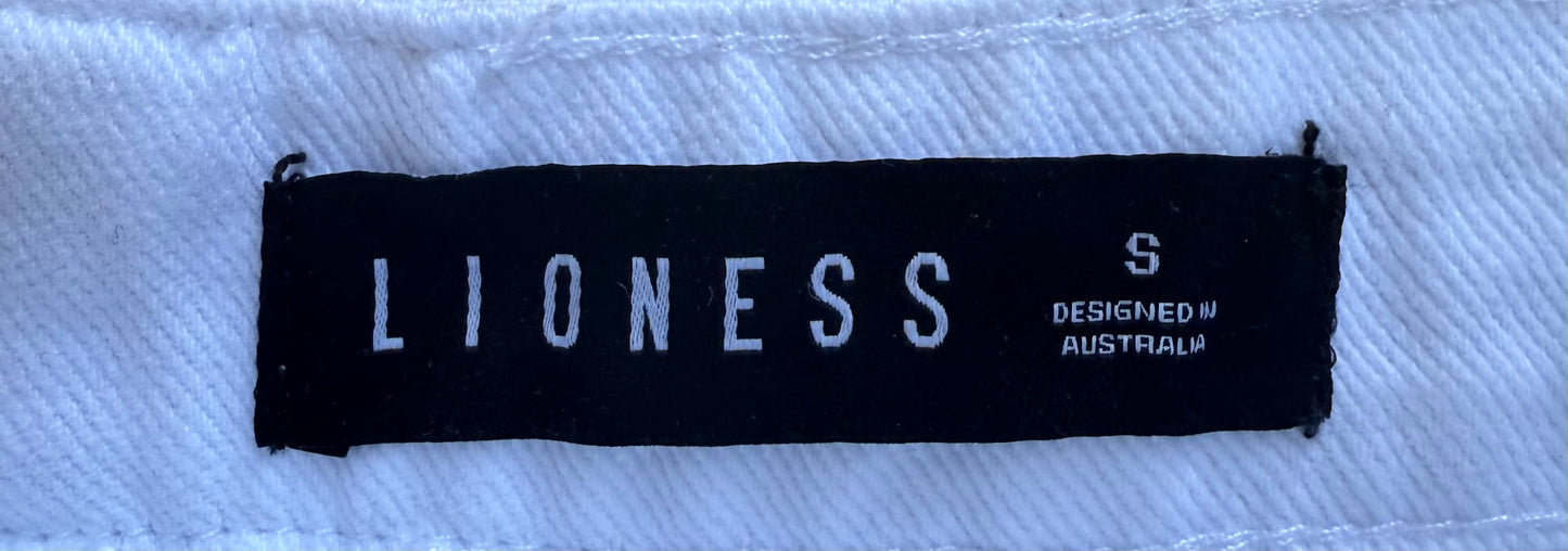 LIONESS White Mini Skirt