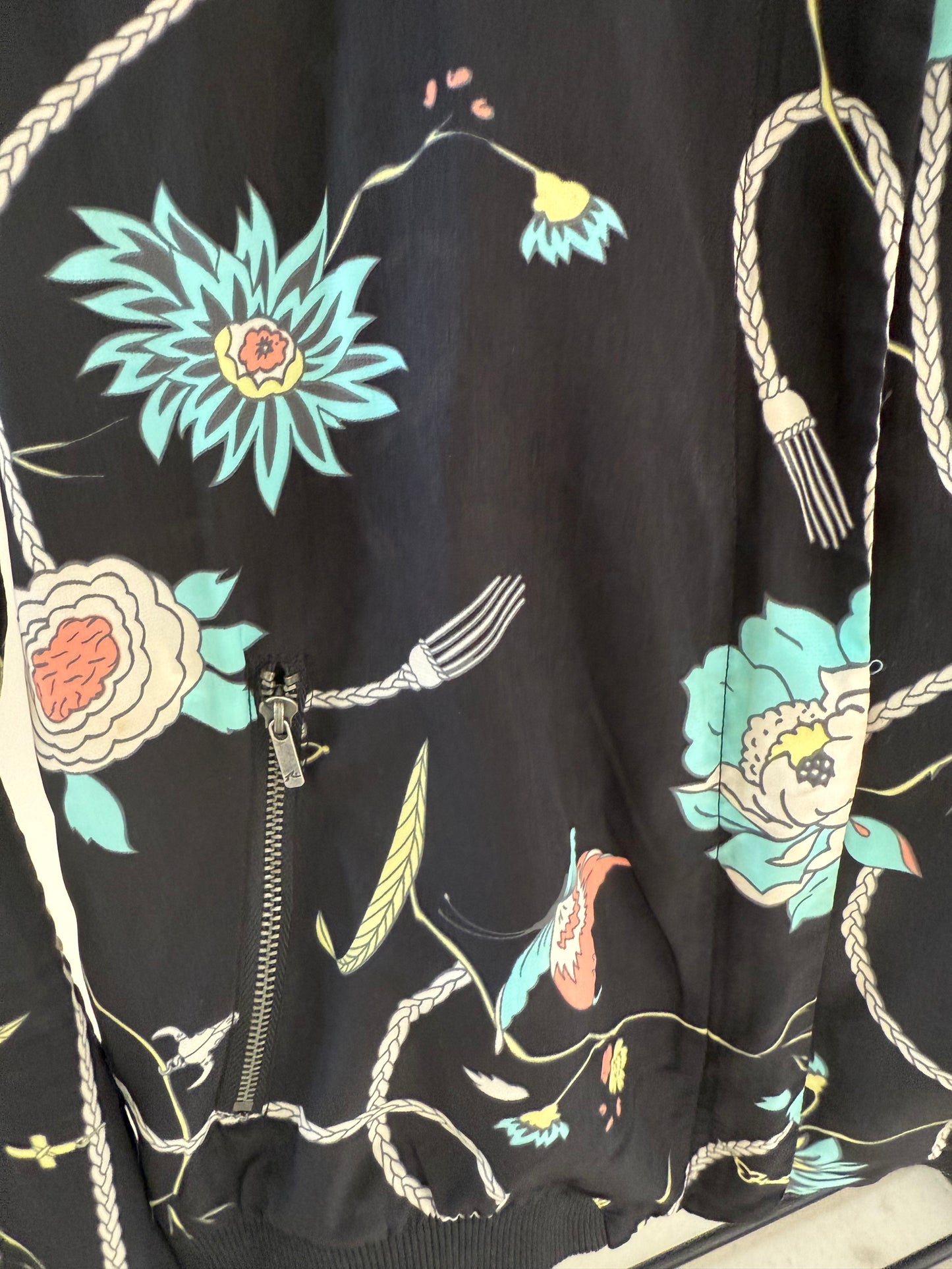 RUSTY Black/Floral Jacket