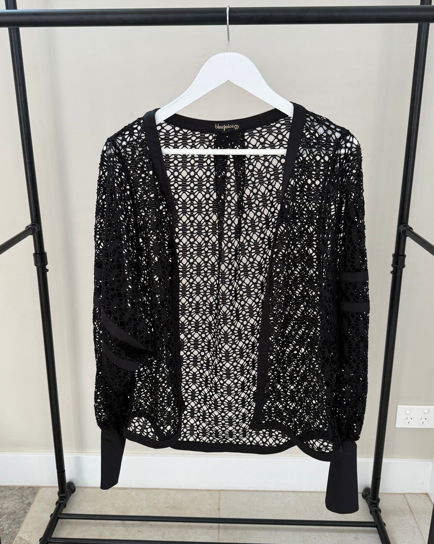 BLUE JUICE Black Jacket/Top
