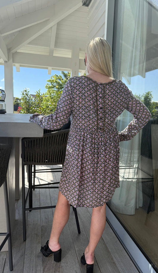 TIGERLILY Pink/BlueKnee Length Dress
