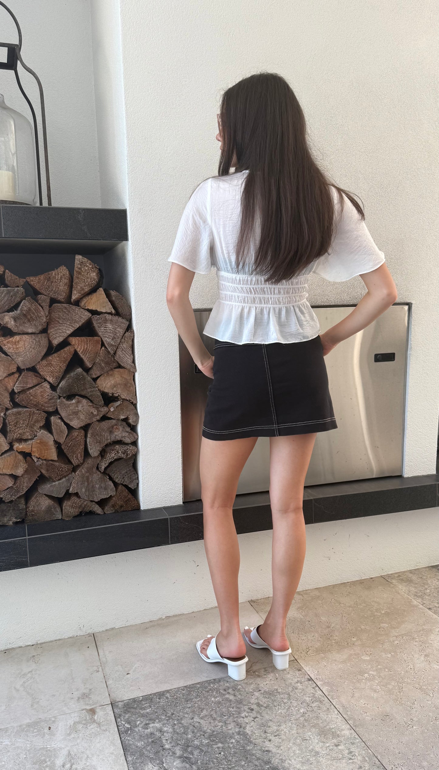 ZARA Black Mini Skirt