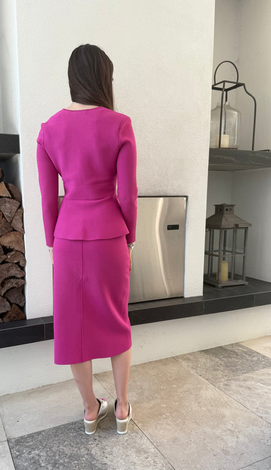 COUNTRY ROAD Pink Wrap Top