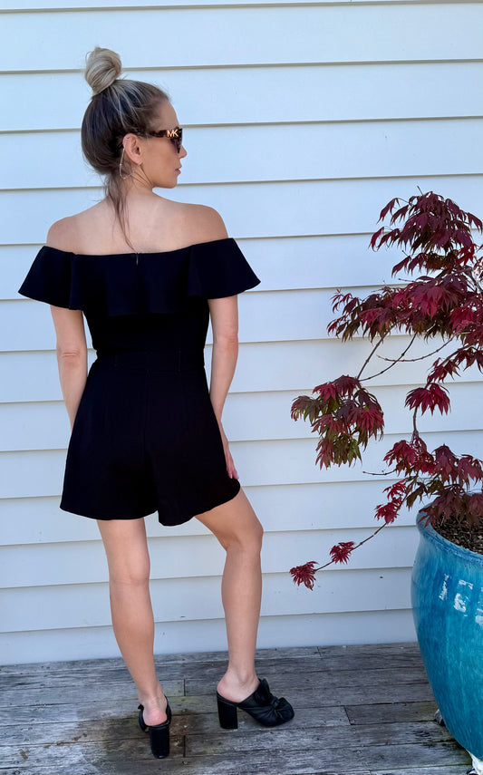 DOTTI Black Playsuit