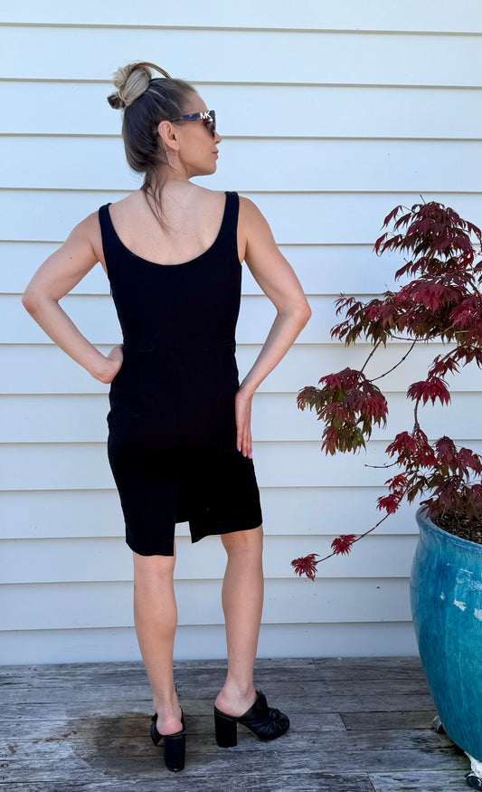 RUBY/LIAM Black Mini-Knee Length Dress