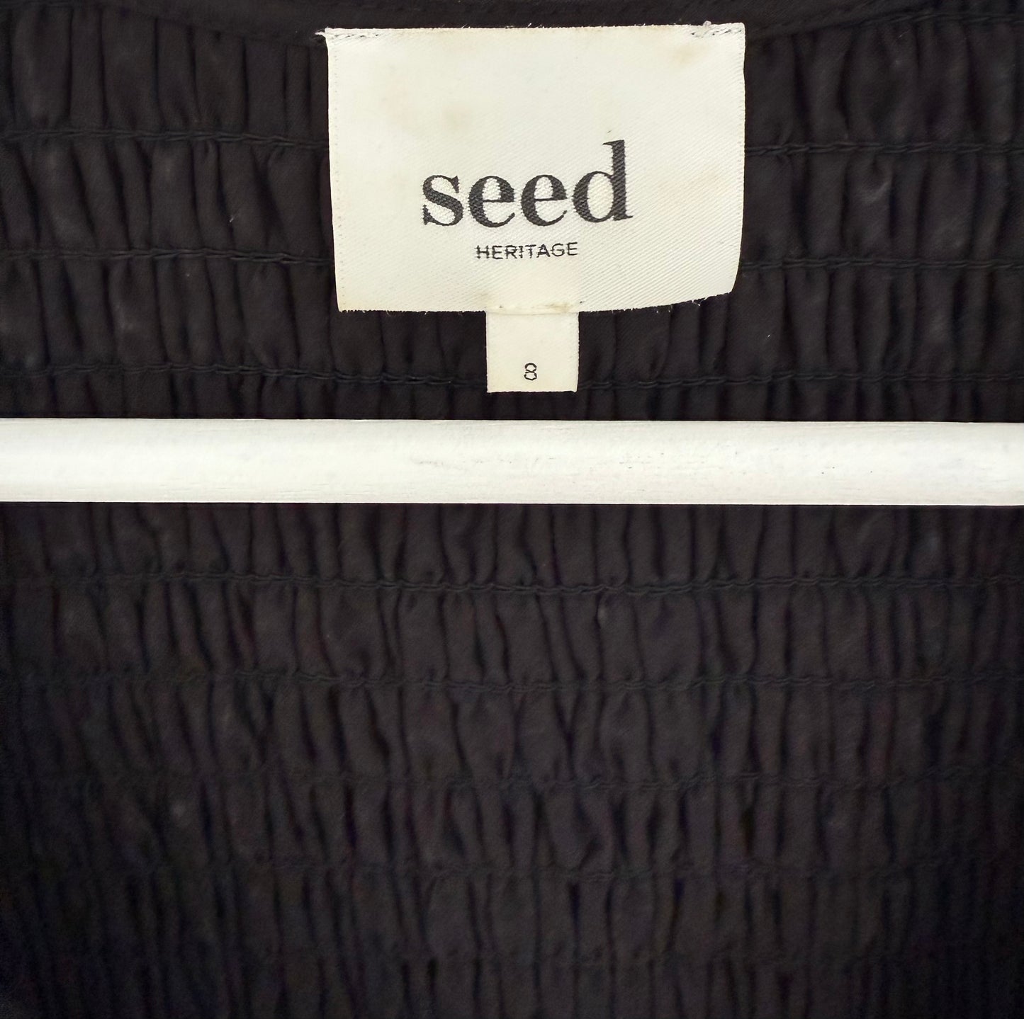 SEED Black Midi-Long Dress