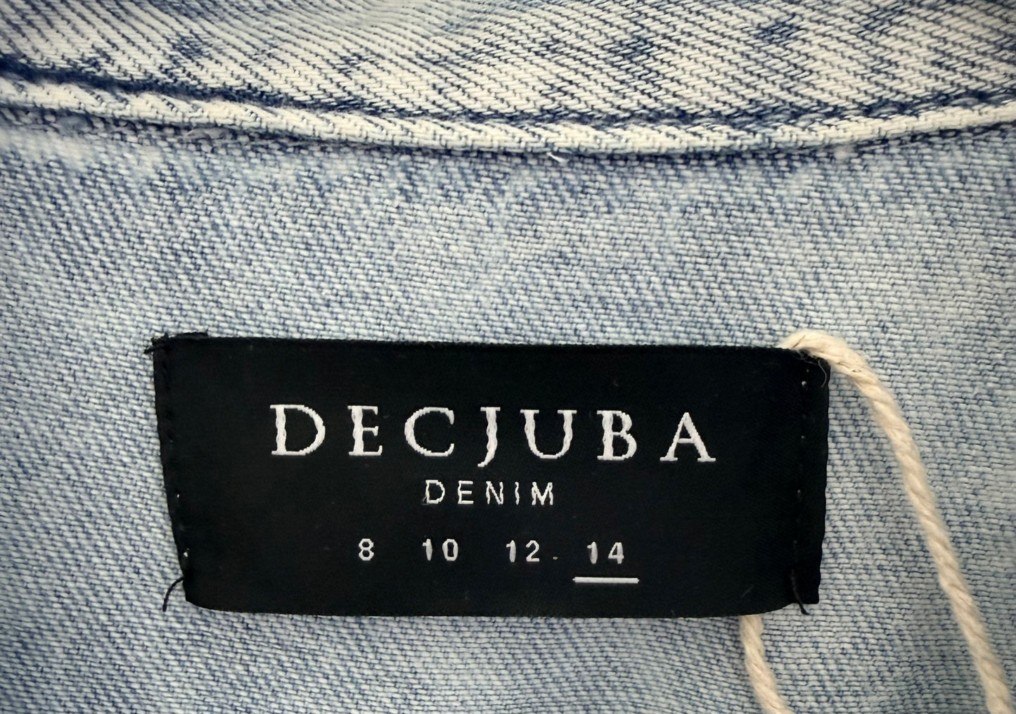 DECJUBA Blue Denim Romper/Jumpsuit