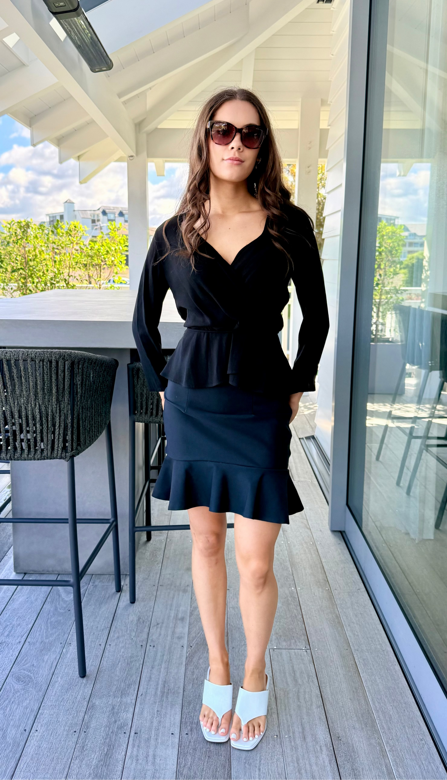 KOOKAI Black Mini Skirt