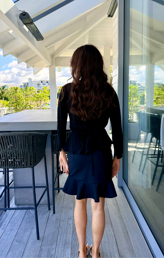 KOOKAI Black Mini Skirt