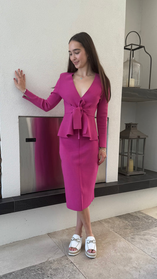 COUNTRY ROAD Pink Wrap Top