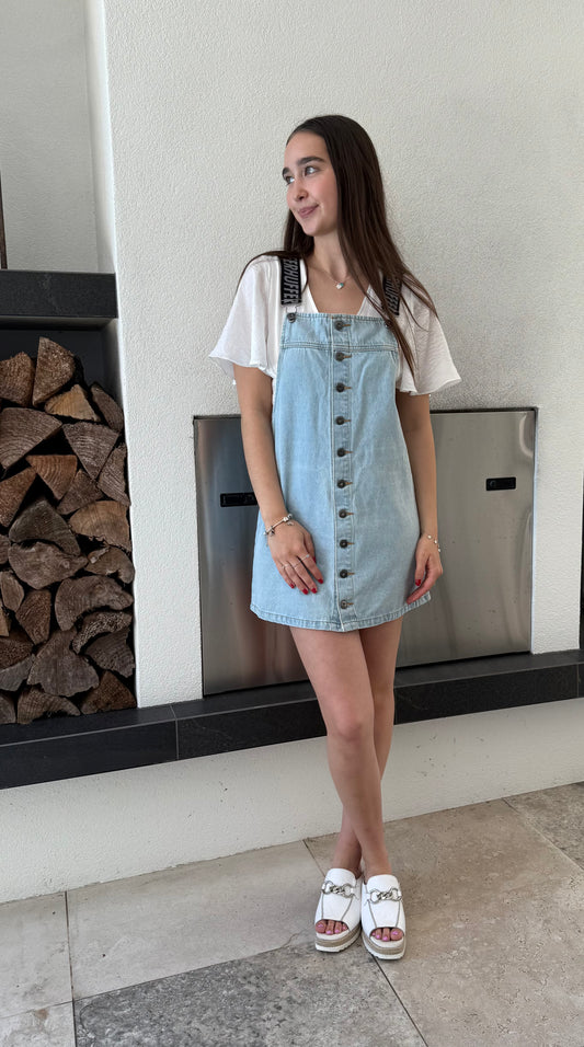 HUFFER Blue Mini Dress