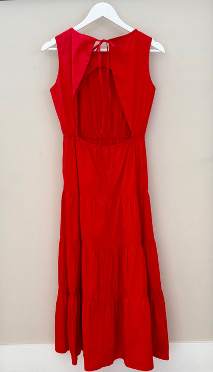 URBAN REVIVO Red Midi Dress