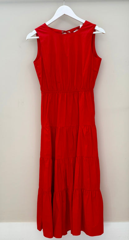 URBAN REVIVO Red Midi Dress