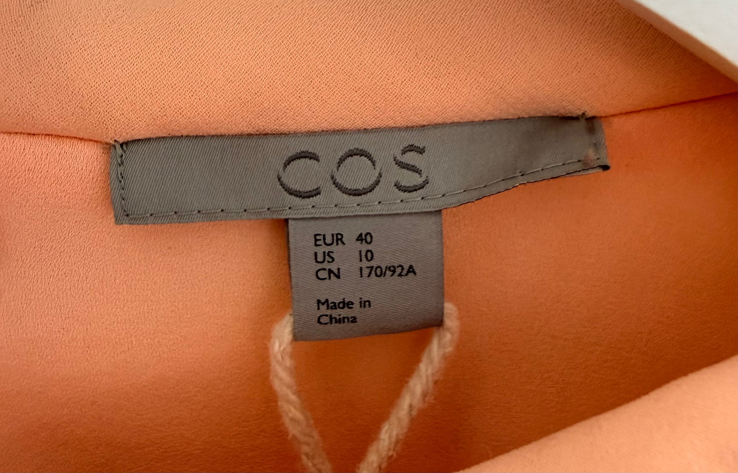 COS Pink/Coral Midi Dress