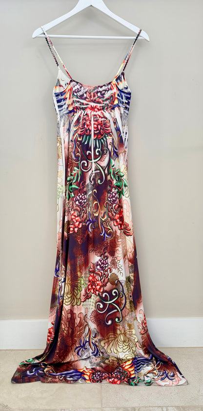 S-TWELVE Bejewelled Maxi Dress