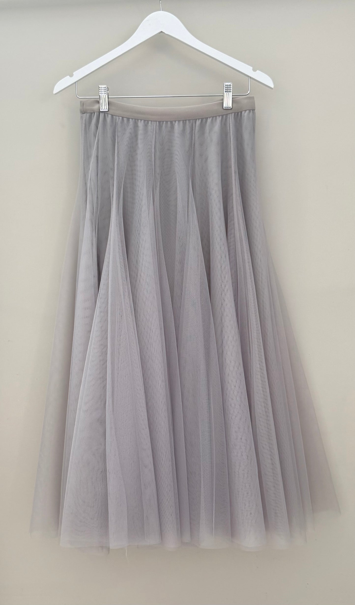MINX Grey Tulle Maxi Skirt