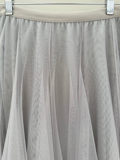 MINX Grey Tulle Maxi Skirt