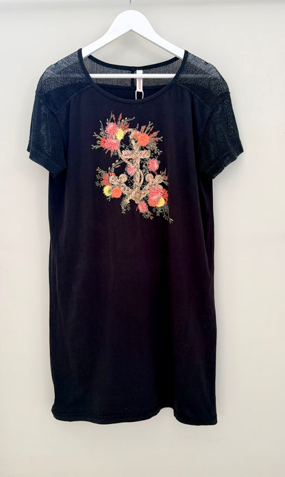 KATE SYLVESTER Black Knee Length Dress