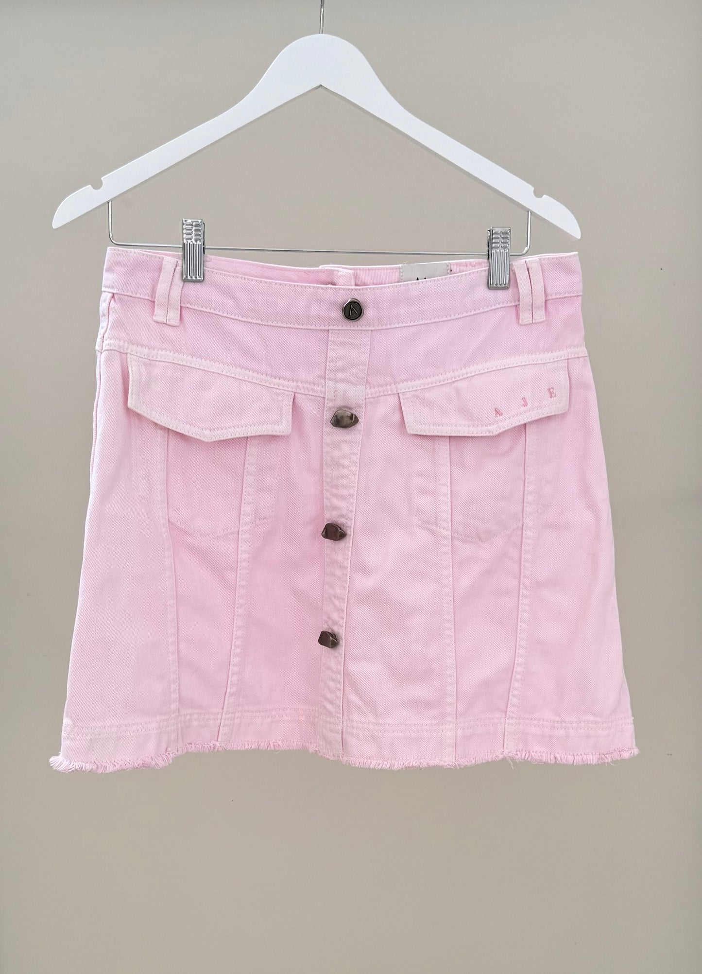 AJE Pink Mini Skirt