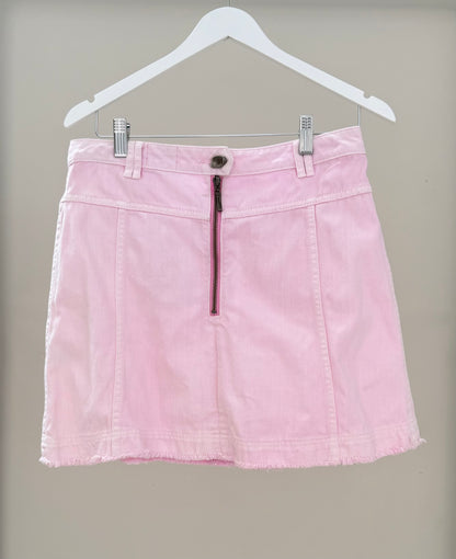 AJE Pink Mini Skirt