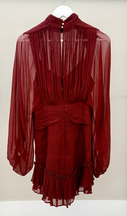 SHONA JOY Maroon Mini Dess