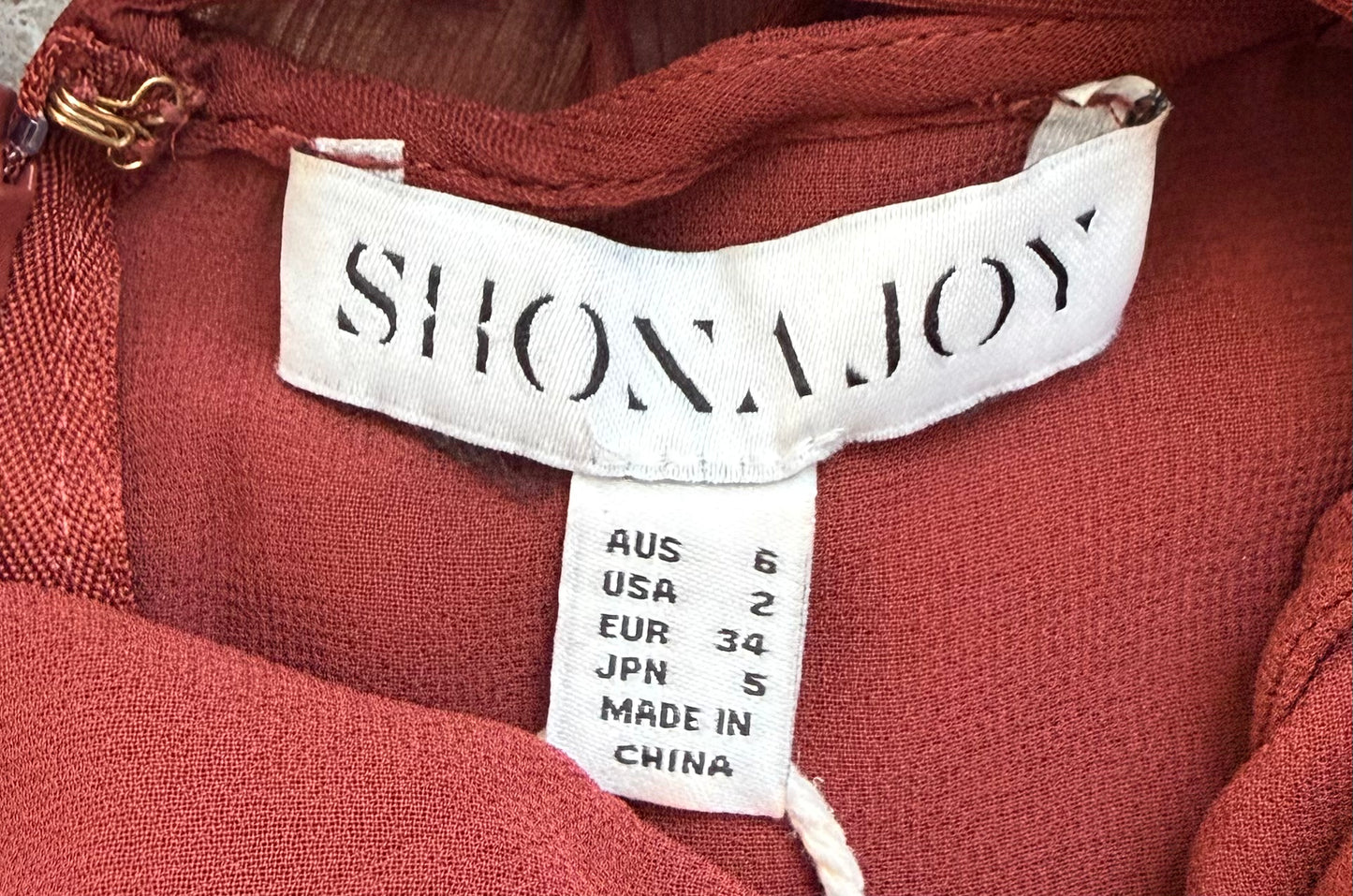 SHONA JOY Maroon Mini Dess