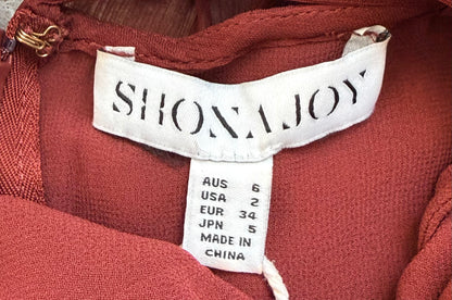 SHONA JOY Maroon Mini Dess