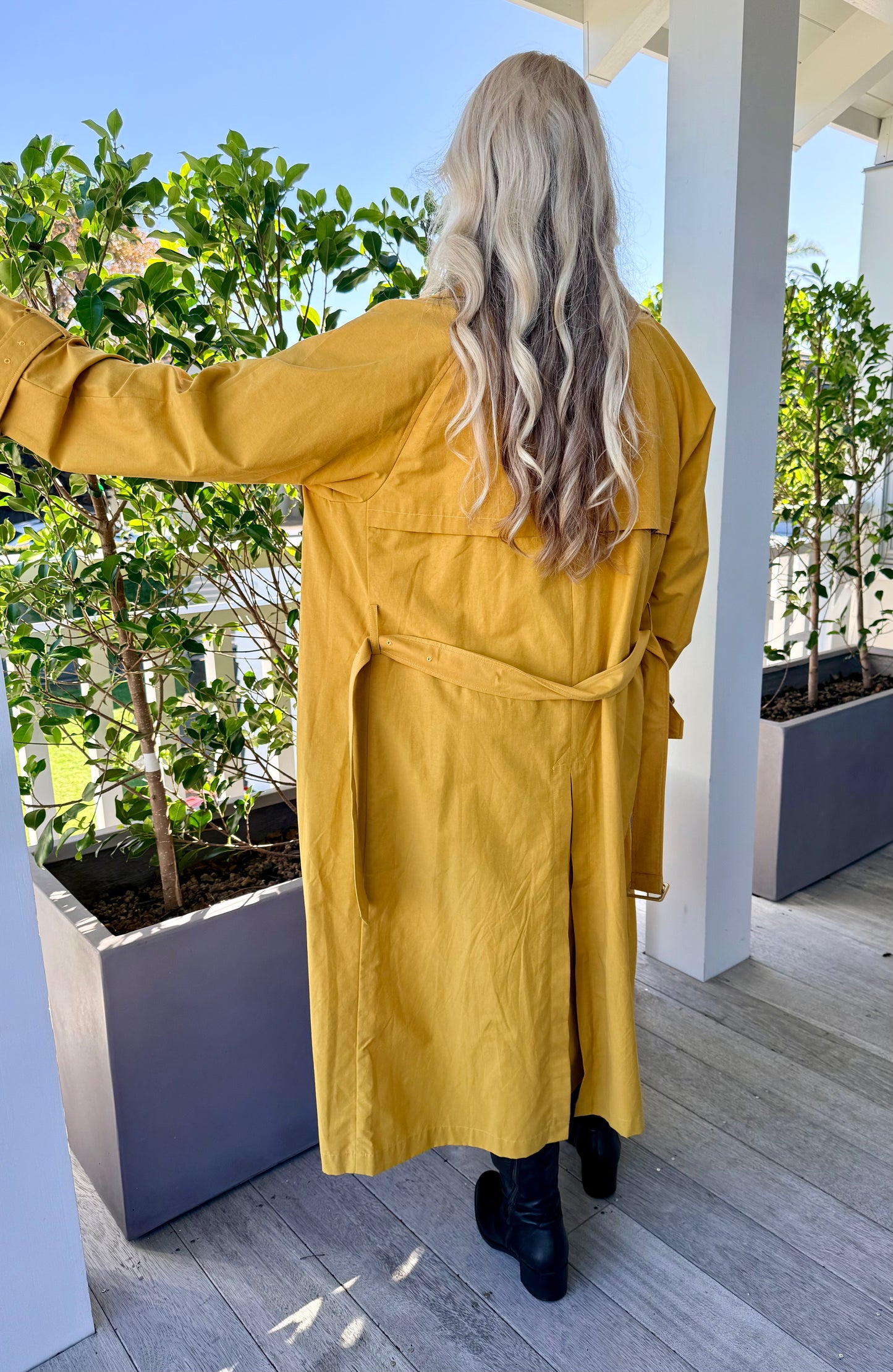 SILLS Yellow Maxi Coat