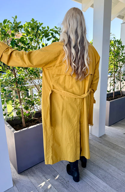 SILLS Yellow Maxi Coat
