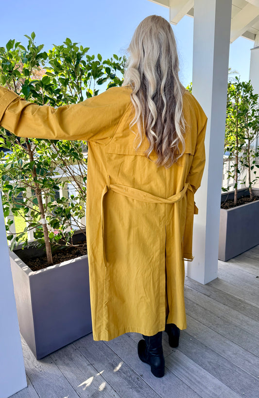 SILLS Yellow Maxi Coat