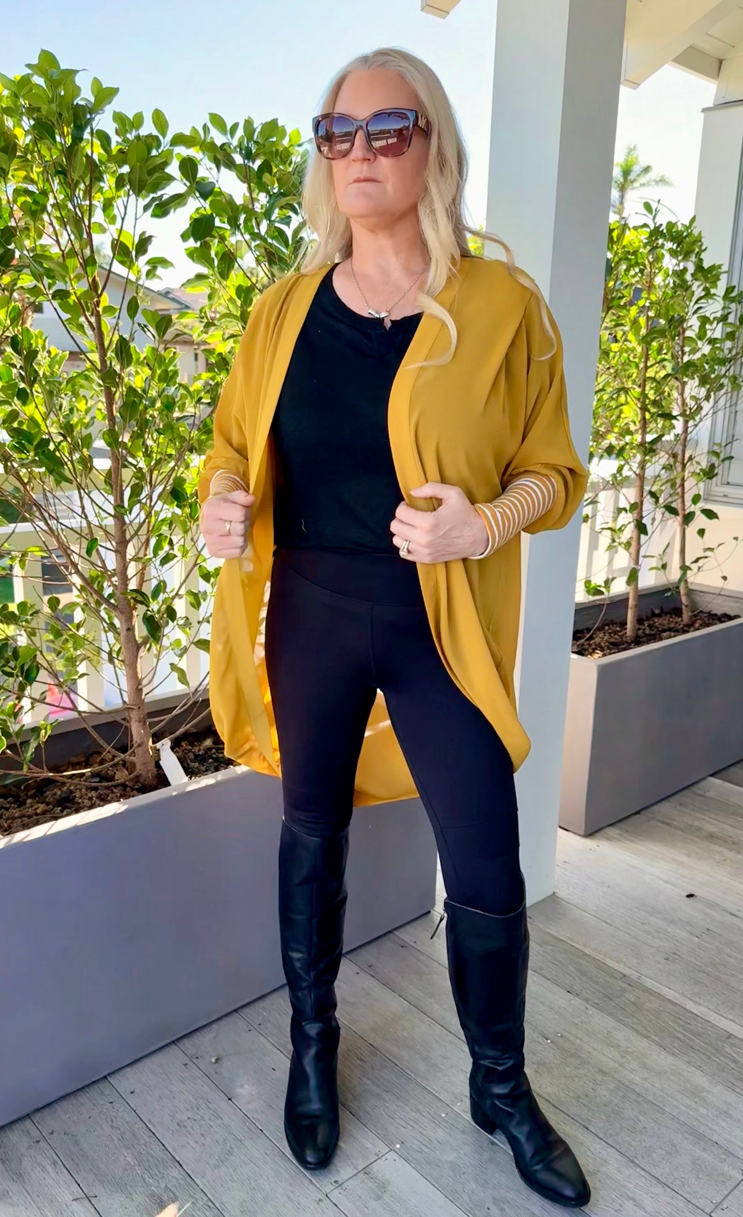 AUGUSTINE - Betty Basics - Yellow Kimono