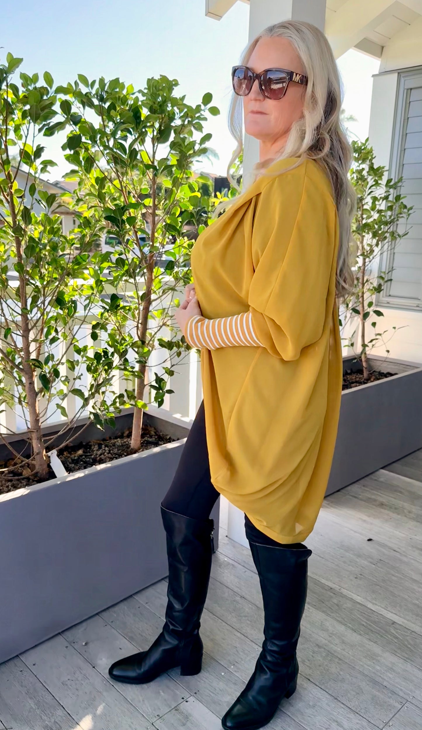 AUGUSTINE - Betty Basics - Yellow Kimono