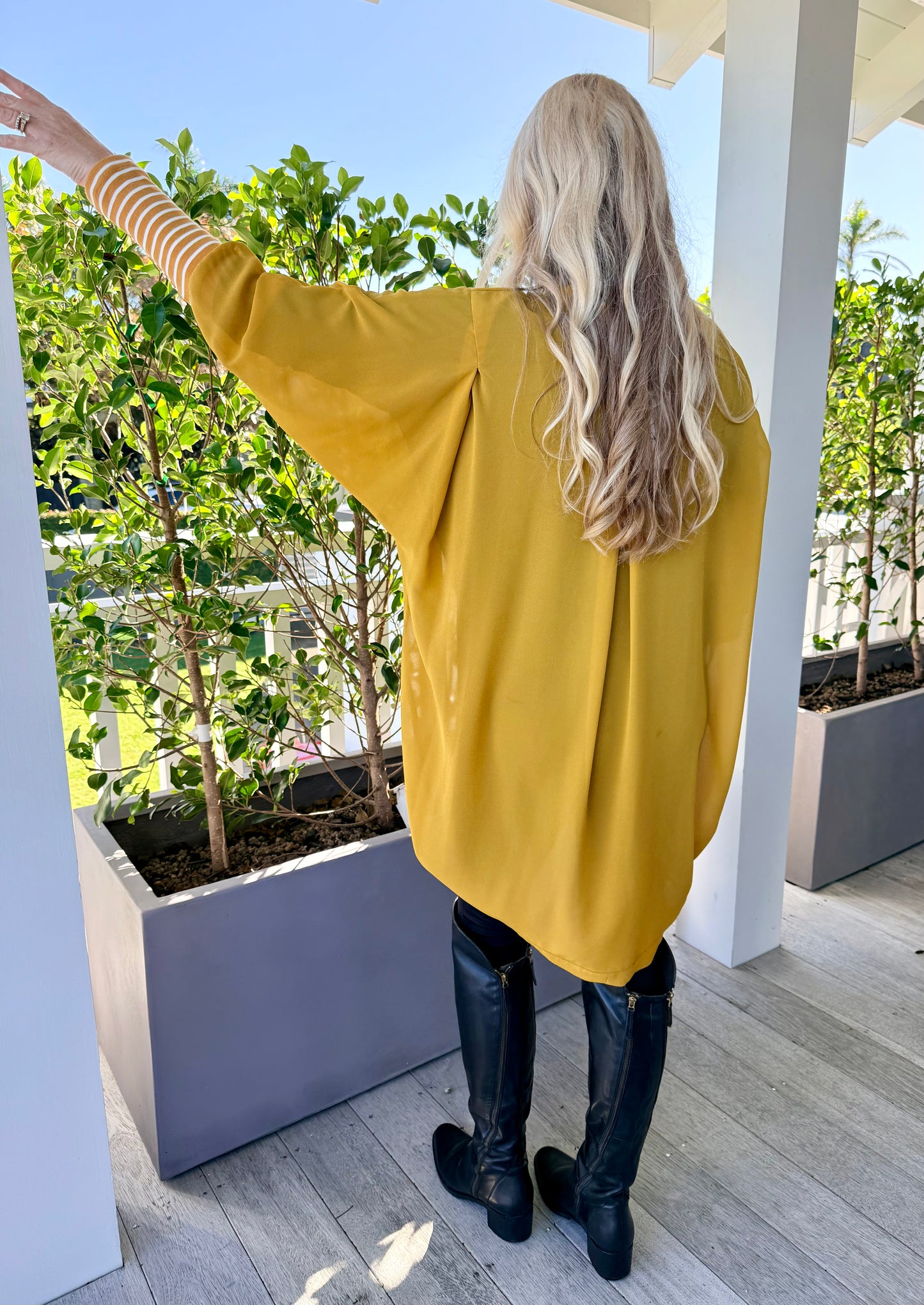 AUGUSTINE - Betty Basics - Yellow Kimono