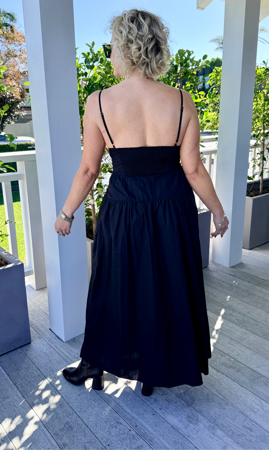 STATE OF PLAY Black Maxi Dress