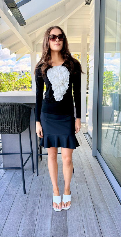 KOOKAI Black Mini Skirt