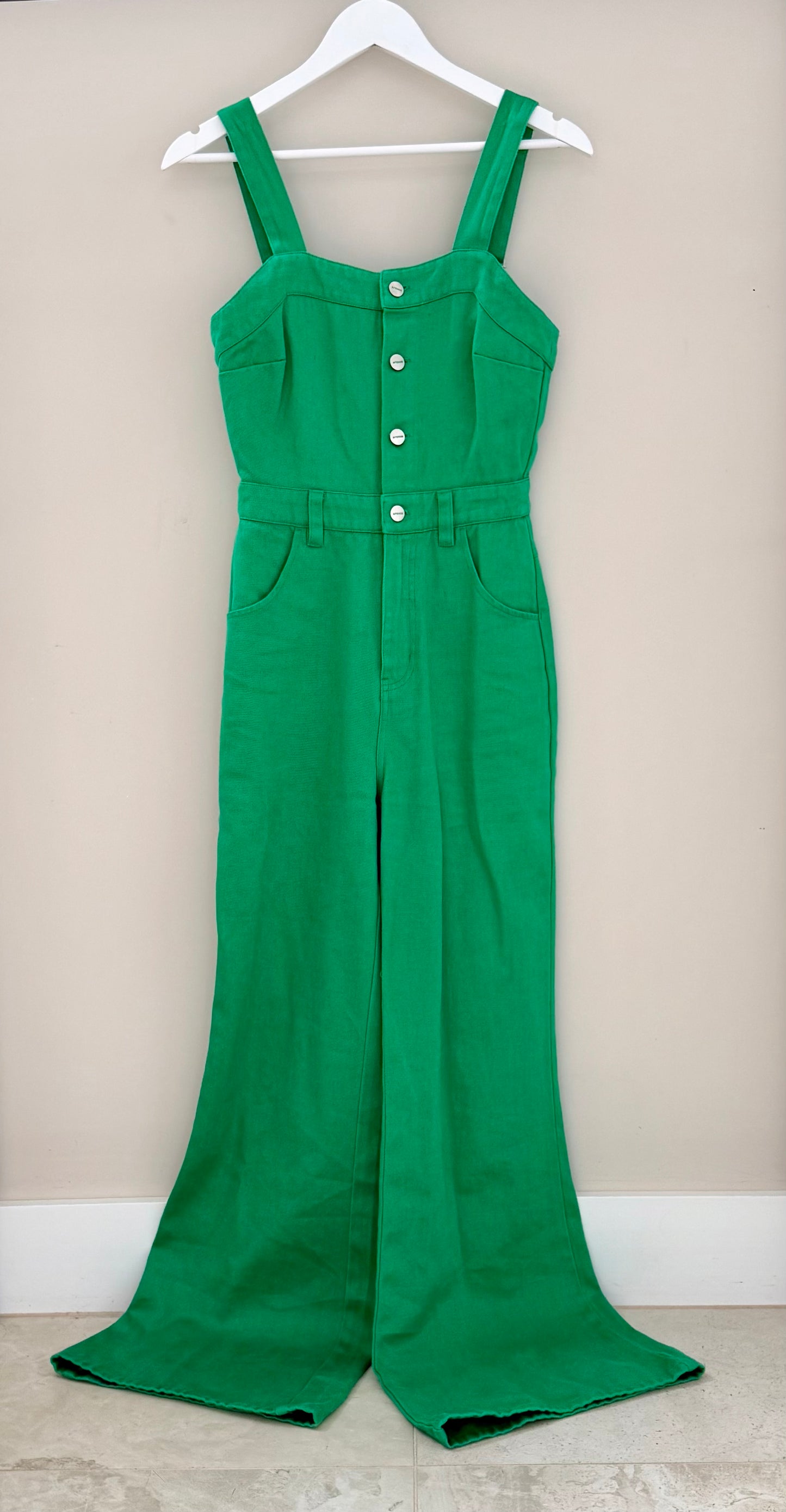 AFENDS Green Hemp/Organic Cotton Blend Jumpsuit
