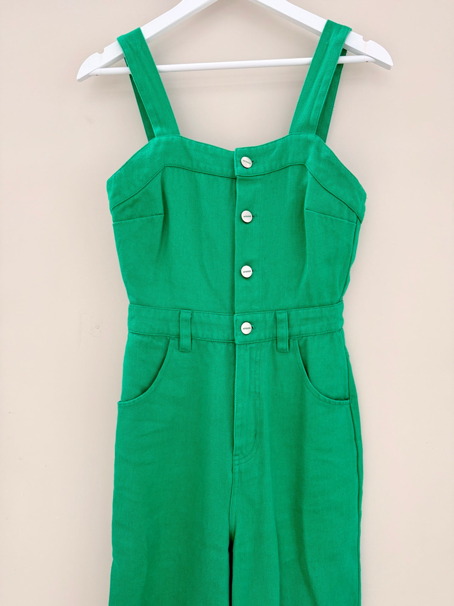 AFENDS Green Hemp/Organic Cotton Blend Jumpsuit
