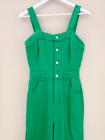 AFENDS Green Hemp/Organic Cotton Blend Jumpsuit