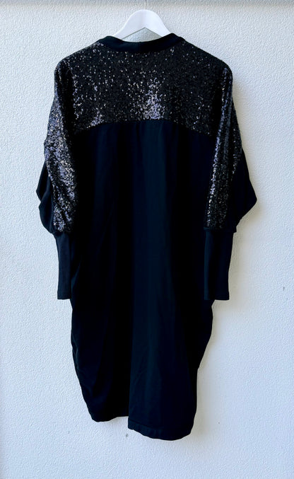 AUGUSTINE - Black Kimono with Sequins