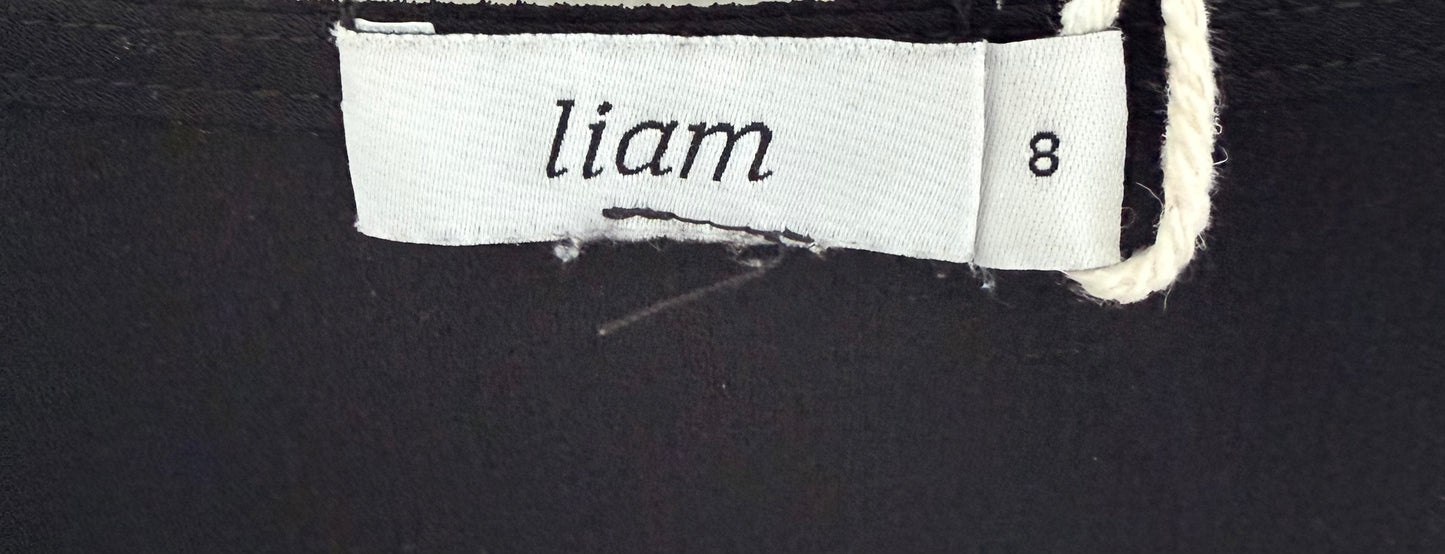 RUBY/LIAM Black Wrap Top