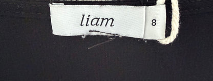 RUBY/LIAM Black Wrap Top
