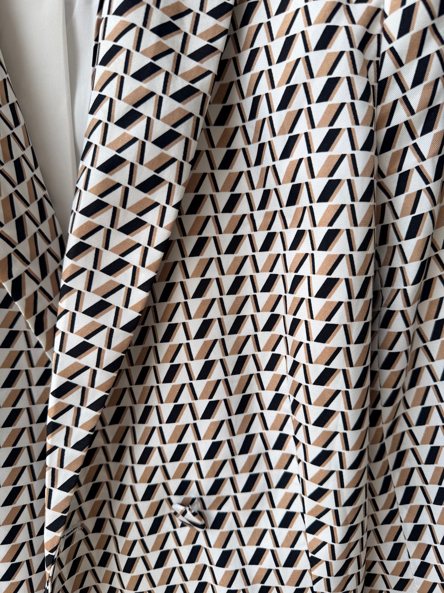 DECJUBA Tan/Black/White Coat/Jacket